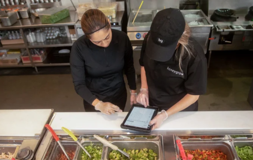 honeygrow - Case Study - PreciTaste | Restaurant AI Software Prep Assistant in use