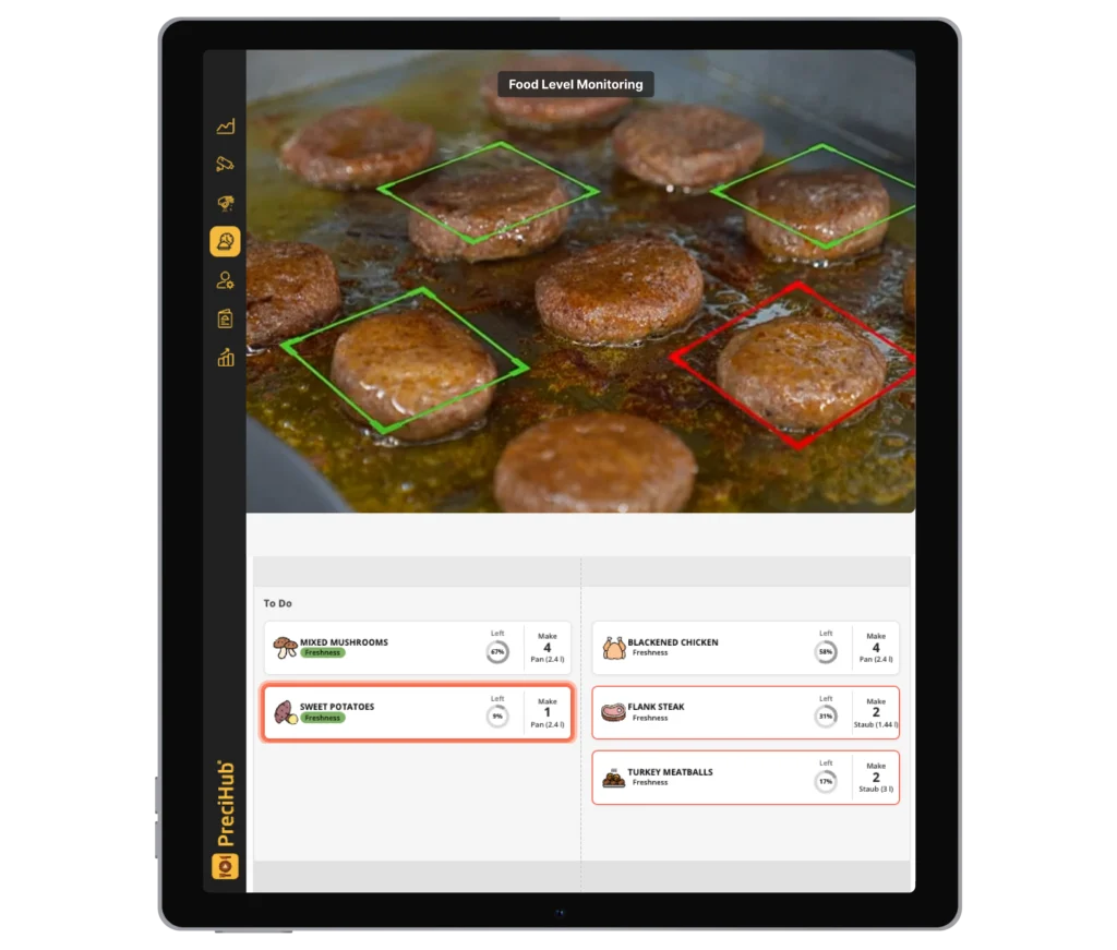 Station Assistant - PreciTaste | Restaurant AI Software Station Assistant PreciTaste station 2 tablet mockup - PreciTaste | Restaurant AI Software
