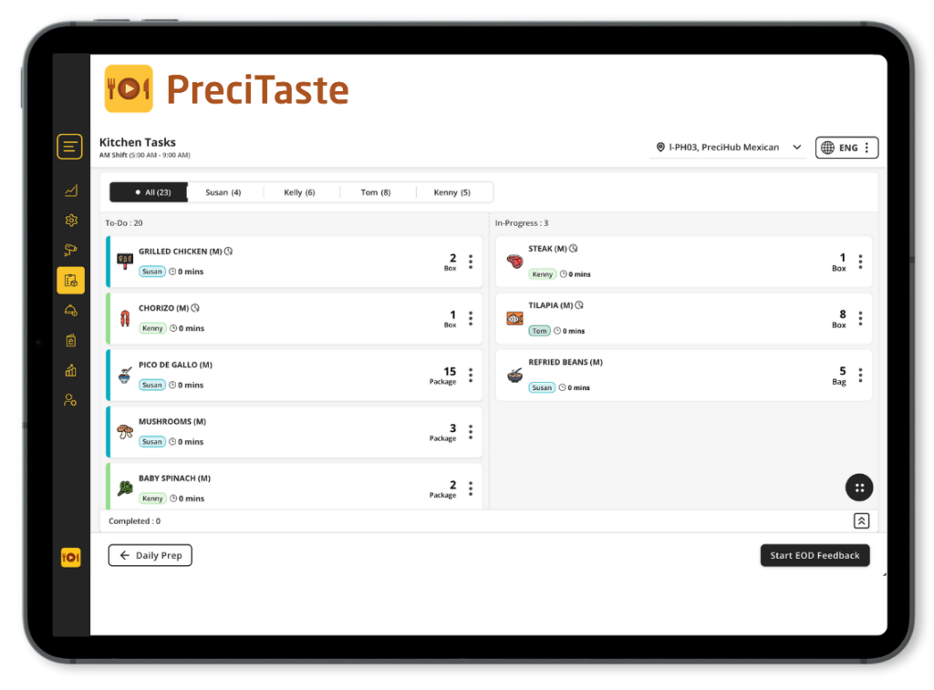 PREP 2 1 - PreciTaste | Restaurant AI Software