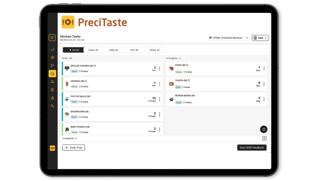Label Printer 1 - PreciTaste | Restaurant AI Software